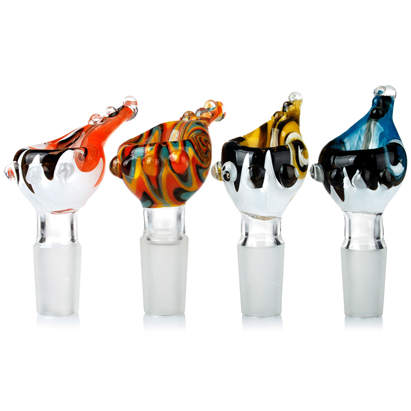 14mm Glass Bongs Bowls Mixed Colors