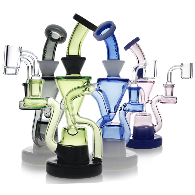 Phoenix Star 8.2 Inch Recycler Dab Rig with Quartz Banger