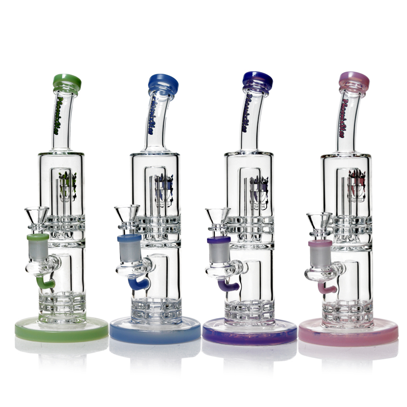 Phoenix Star 11.5 Inches Dab Rig with Double Showerhead Perc